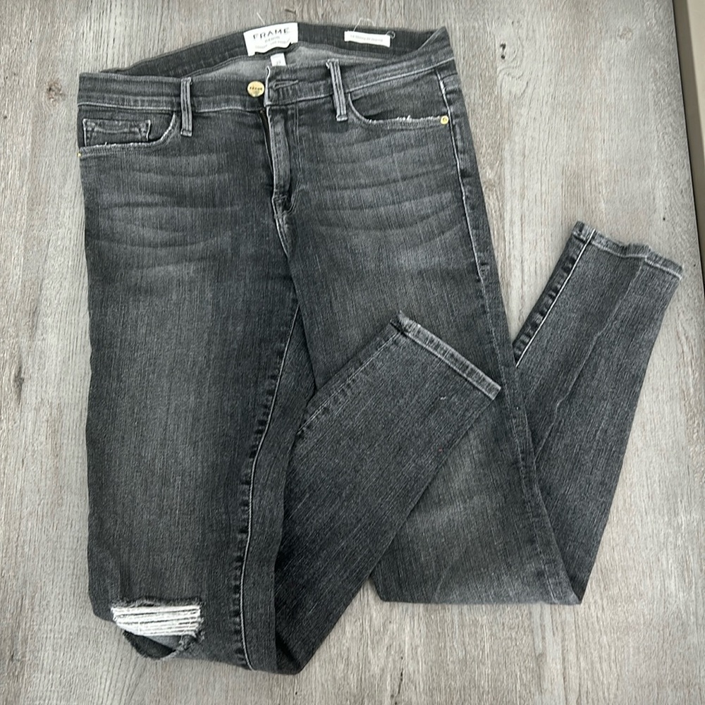 Frame Denim Sz 27 le skinny de jeanne